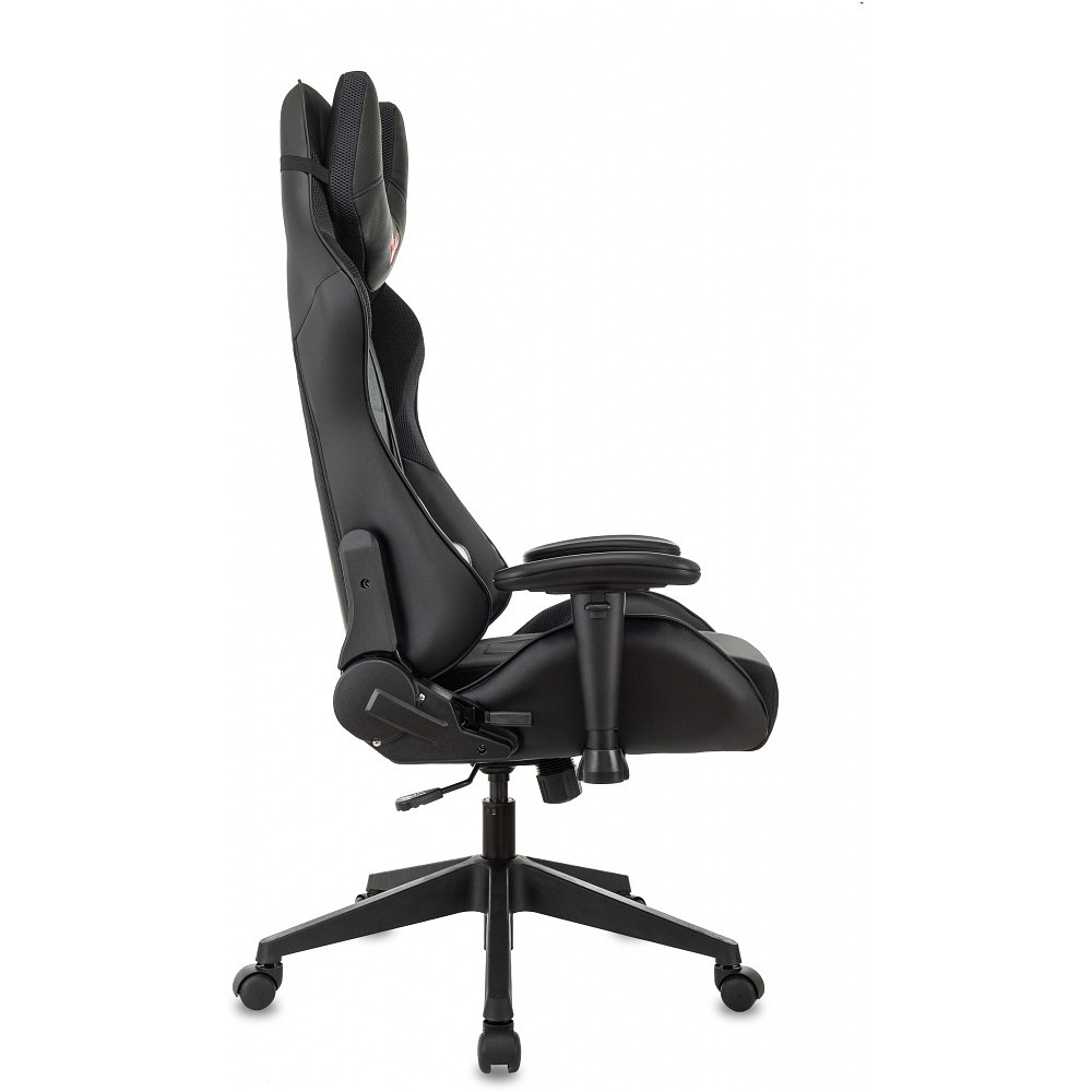 Кресло игровое Zombie VIKING 4 AERO Edition, экокожа, ткань, пластик, черный - 8