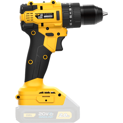 Аккумуляторная дрель-шуруповерт Deli YS DC150Z, 20 В, 50 Нм, без АКБ и З/У, коробка - 4