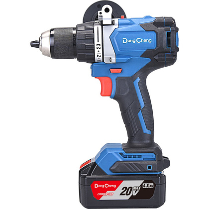 Аккумуляторная дрель-шуруповерт DongCheng DCJZ06-13 (TYPE FK), 20 В, 120 Нм, 2 АКБ, 5 Ач, З/У 4 А - 2