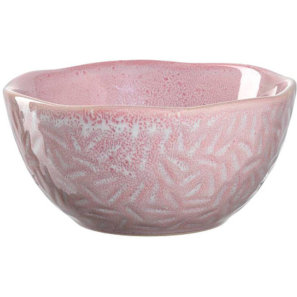 Чаша "Matera", керамика, 12 см, розовый