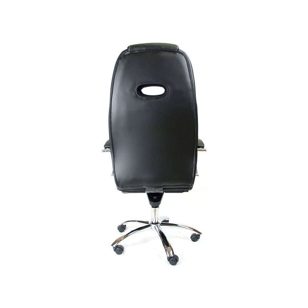 Кресло для руководителя EVERPROF "DRIFT", натуральная кожа, металл, черный - 4