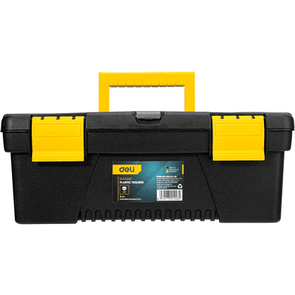Ящик для инструмента Deli "EDL432413", 330х160х125 мм, пластмасса 