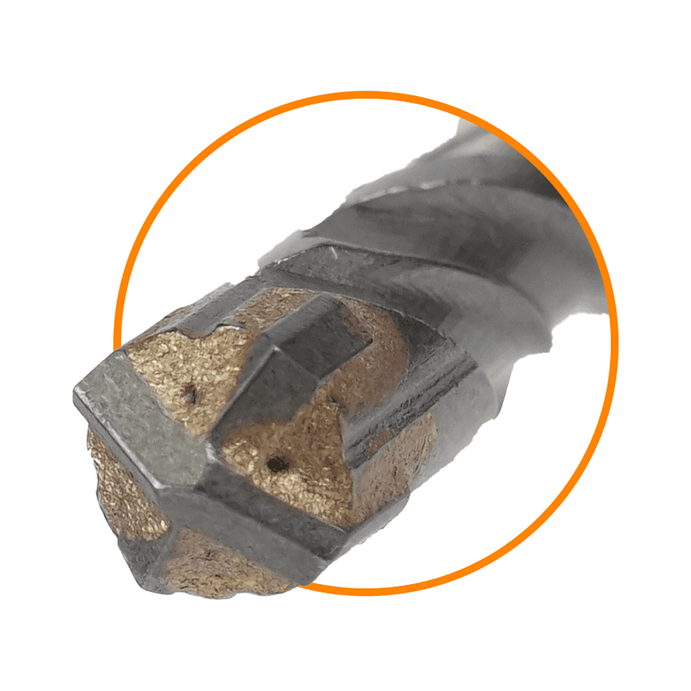 Бур по бетону Deli YS EDH-YCZ16006-E1, 6 x 160 мм, X-Tip, SDS-PLUS - 7