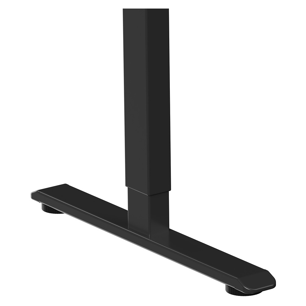 Стол с электроприводом WellDesk Prime 1300x675х18 черный/дуб денвер трюфель (9191461+9072454) - 8