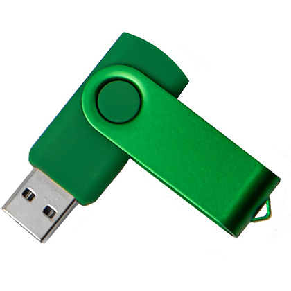 Карта памяти USB Flash 2.0 "Dot", 8 Gb, зеленый - 2