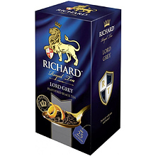 Чай "Richard" Lord Grey, 25 пакетиков x1.5 г, черный