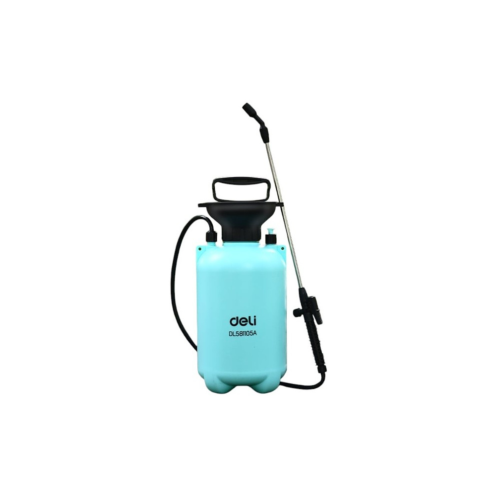 Опрыскиватель садовый помповый "Deli" , 5 л, голубой, черный