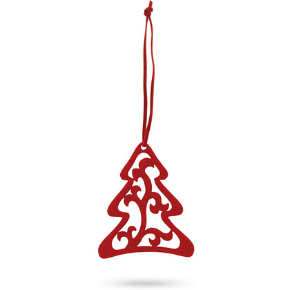 Набор новогодних игрушек "Jubany", 5 шт, красный - 2