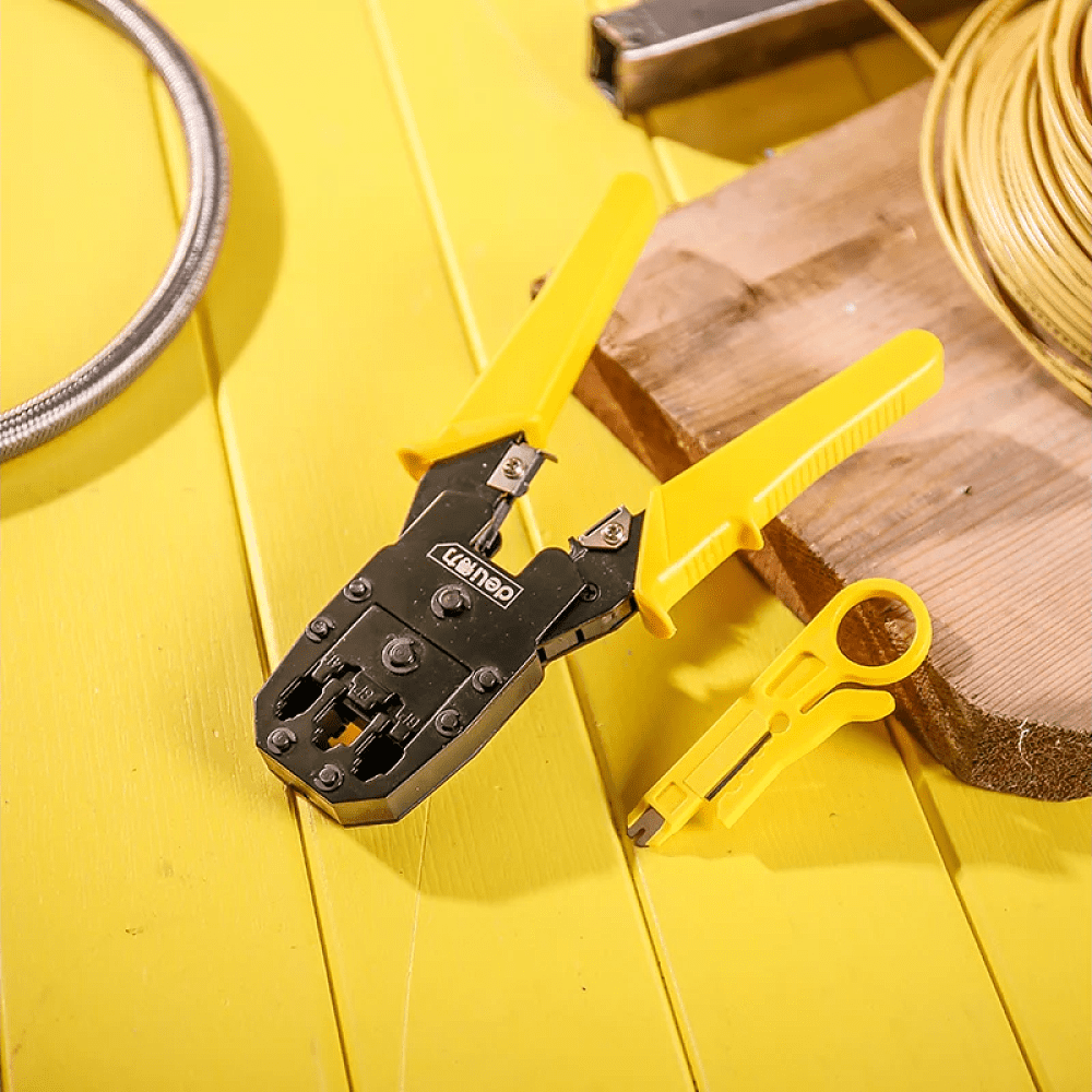 Пресс-клещи Deli YS EDL2468, 4P, 6P, 8P - 7