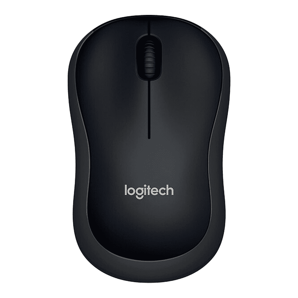 Мышь Logitech B220, беспроводная, USB, черный