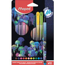 Фломастеры Maped "Deepsea paradise", 12 цветов