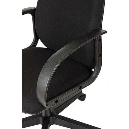 Кресло для руководителя "Бюрократ CH-808AXSN", ткань, пластик, черный - 5