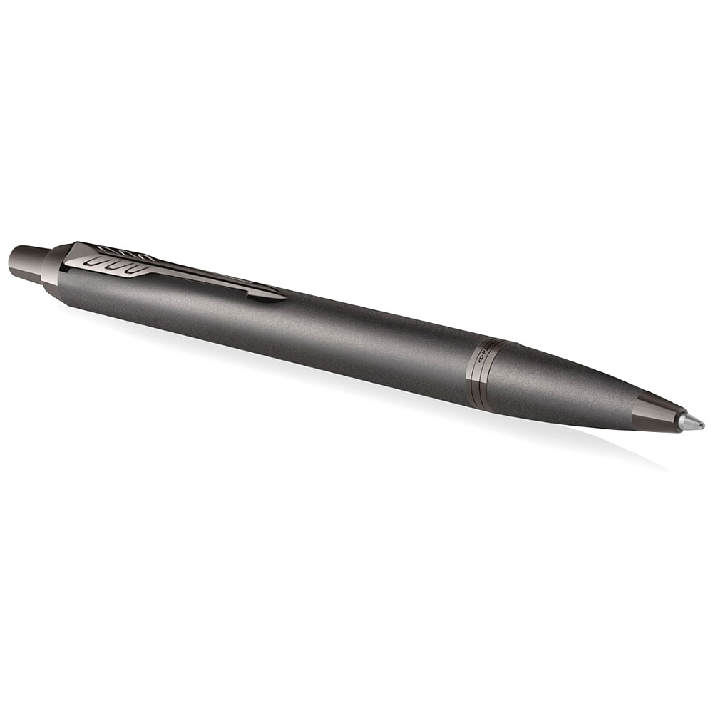 Ручка шариковая автоматическая Parker "IM Monochrome K328", 0,7 мм, серый, стерж. синий - 6