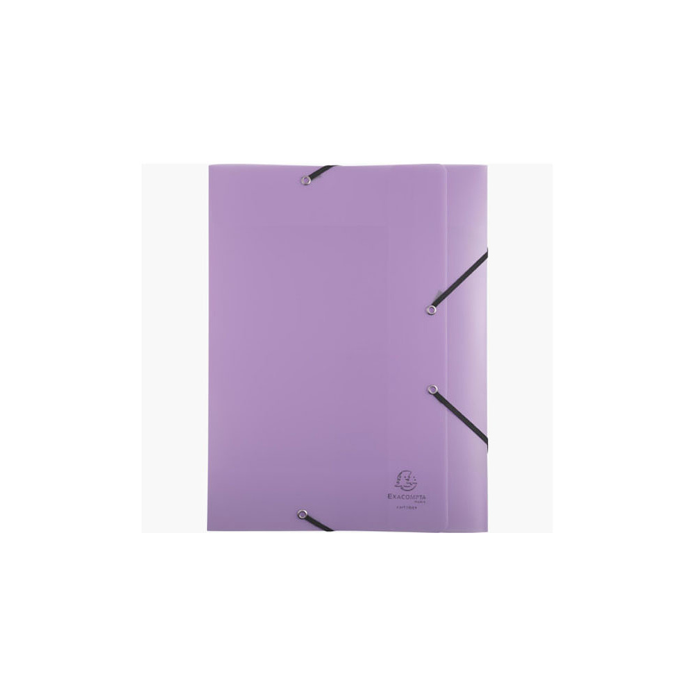 Папка на резинках "Chromaline Pastel", A4, 25 мм, пласт., ассорти - 6