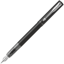 Ручка перьевая Parker "Vector XL" F21, М, черный, патрон синий