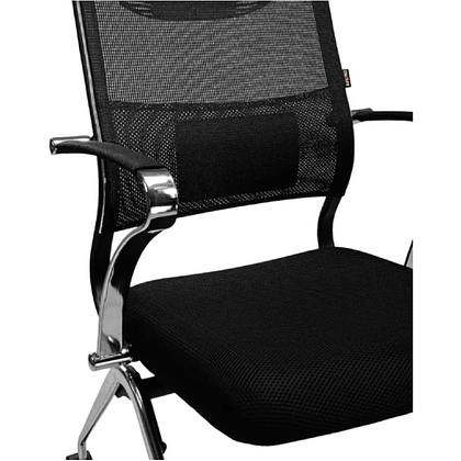 Кресло компьютерное ErgoLife Sit Air M4-290K, ткань, сетка, черный - 2