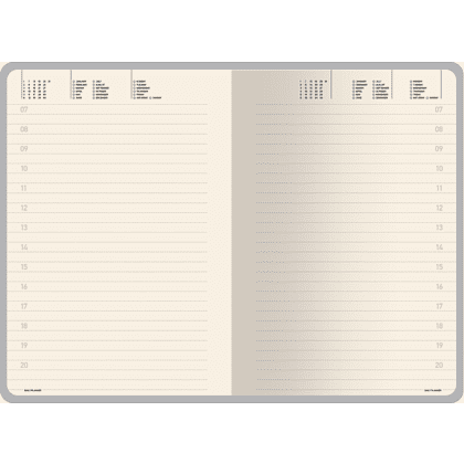 Ежедневник недатированный «Megapolis Slim flex», А5, 256 страниц, темно-синий, срез темно-синий - 7