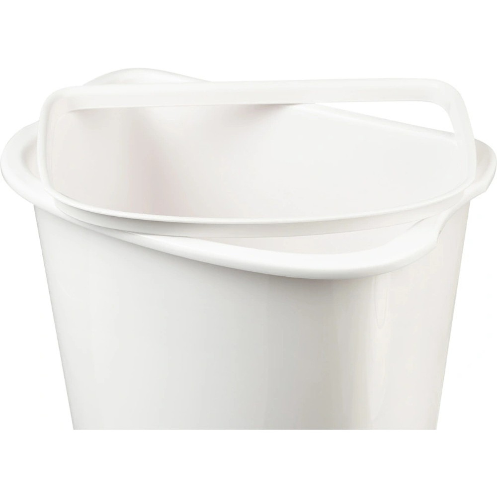 Корзина Luscan Prof Etalon для мусора, с крышкой, 32 л, белый - 5