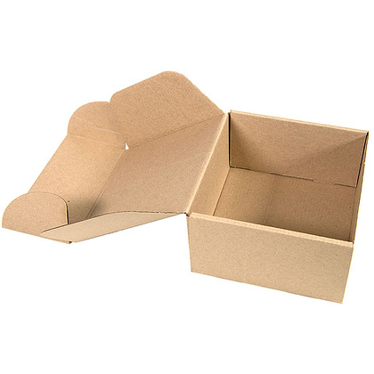 Коробка подарочная "Mini Box", 17.5x15.5x8 см, коричневый - 2