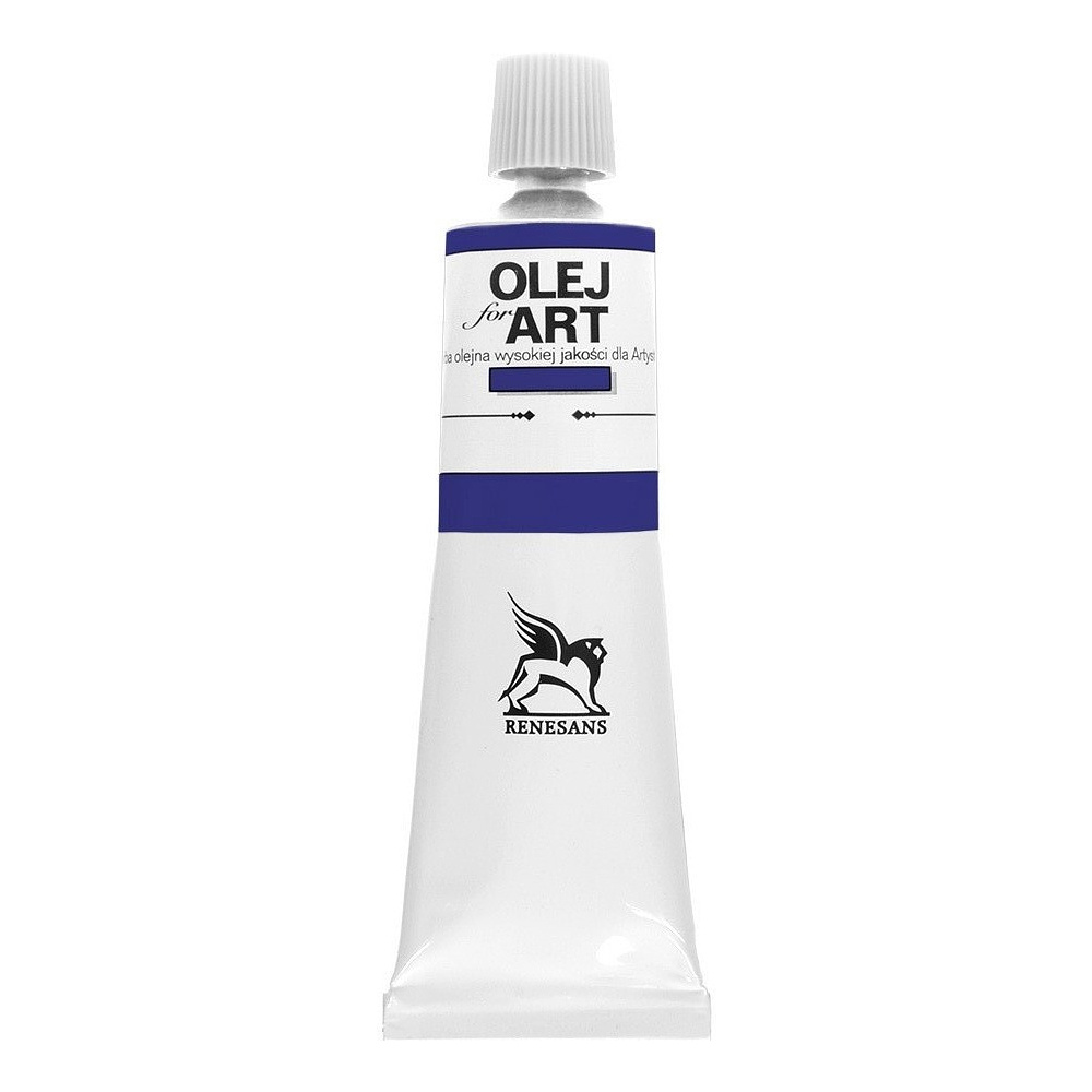 Краски масляные Renesans "Oils for art", 68 индиго, 60 мл, туба