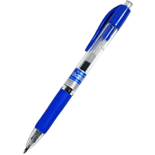 Ручка гелевая "U-knock", 0.7 мм, голубой, стерж. синий