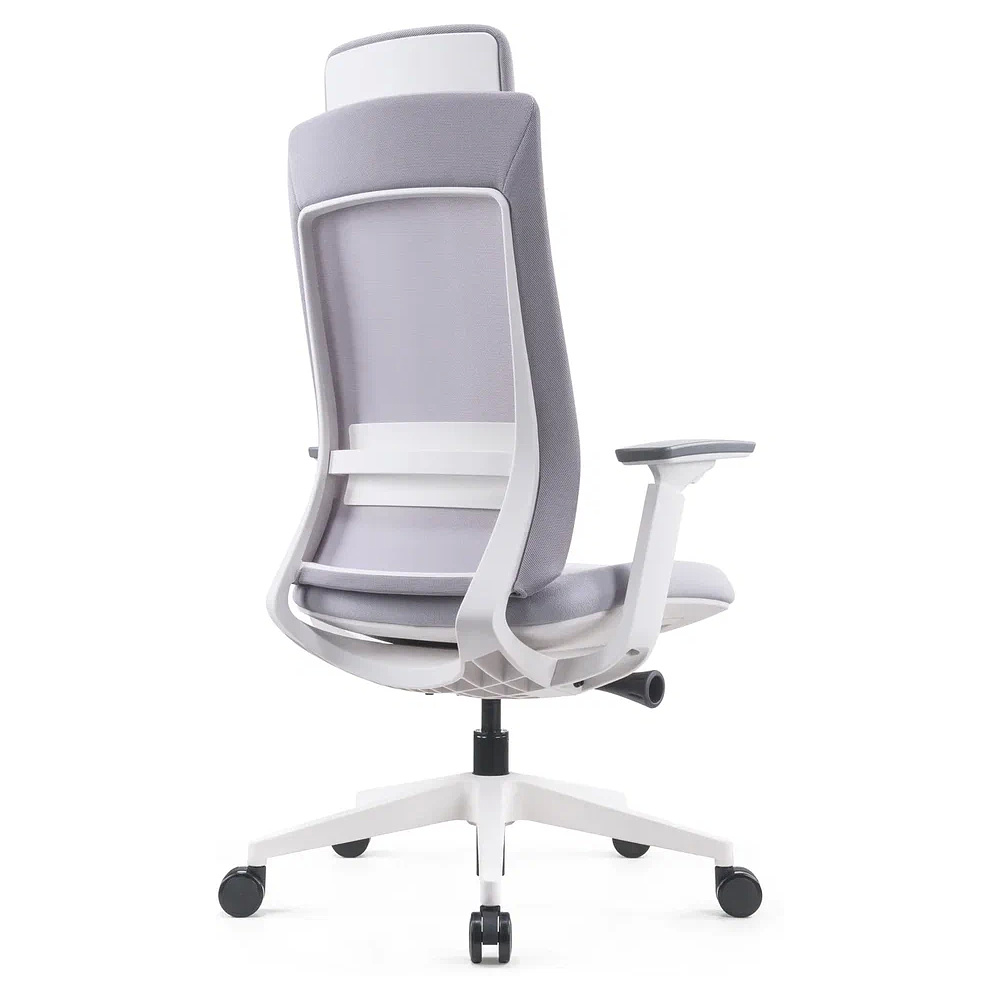 Кресло компьютерное SitZone E-VL002A-BS, сетка, ткань, пластик, серый - 4