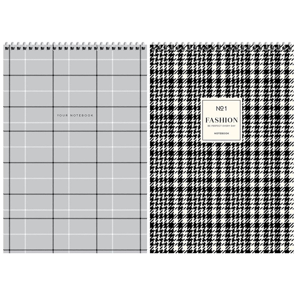 Блокнот "Узор. Fashion pattent", А4, 80 листов, клетка, ассорти