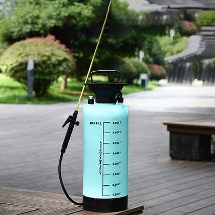 Опрыскиватель Deli GS EDL581108-E1, помповый, голубой, черный - 6