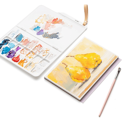 Палитра пластиковая "Himi Miya", прямоугольная, 9 ячеек - 4