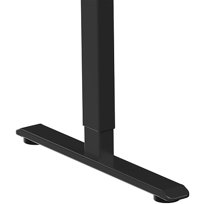 Стол с электроприводом WellDesk Prime 1300x675х18 черный/дуб термо черно-коричневый (9191461+9178193) - 8