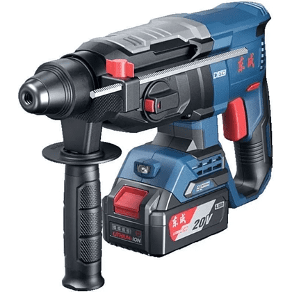 Перфоратор "DongCheng" аккумулятор, бесщеточный 20В, 600Вт, 3.1Дж,  аккум. 5.0Ач*2, з/у 2А, тип FK