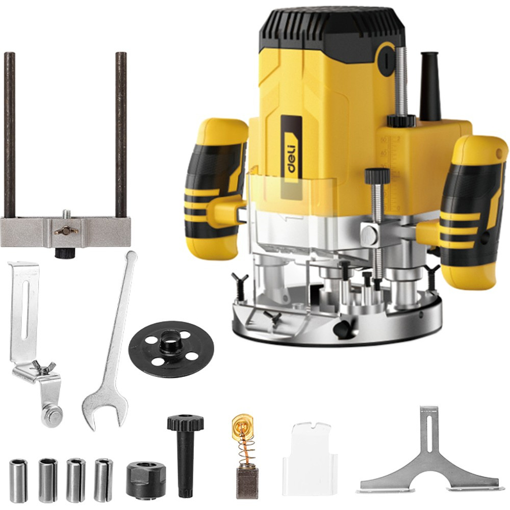 Фрезер Deli YS EDL-MX12-E1 Кромочный 1600 Вт, 23000 об/мин, цанга 12 мм