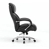 Кресло для руководителя BRABIX "Premium Blocks Pride HD-100", натуральная кожа, металл, черный - 4