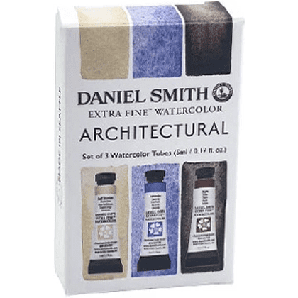 Набор красок акварельных "Daniel Smith. Architectural Set", 3 цвета, 5 мл, тубы