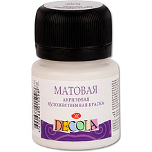 Краска акриловая матовая "Декола", 20 мл., банка