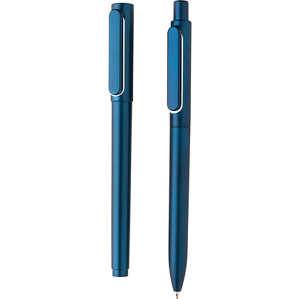 Набор ручек "X6": ручка шариковая автоматическая, ручка шариковая, синий - 4