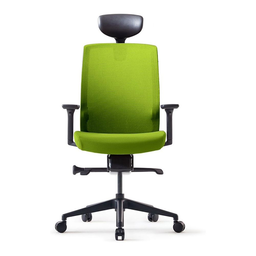 Кресло для руководителя Bestuhl "J1", сетка, ткань, пластик, зеленый 