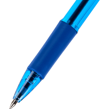 Ручка шариковая автоматическая "BK417", 0.7 мм, синий, стерж. синий - 4