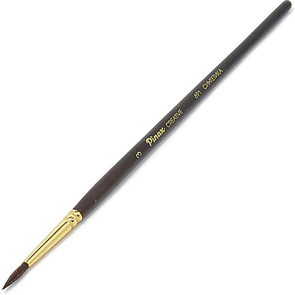 Кисть для рисования "Pinax CREATIVE", синтетика жесткая, круглая, №3