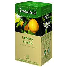 Чай "Greenfield" Lemon Spark, 25 пакетиков x2 г, черный