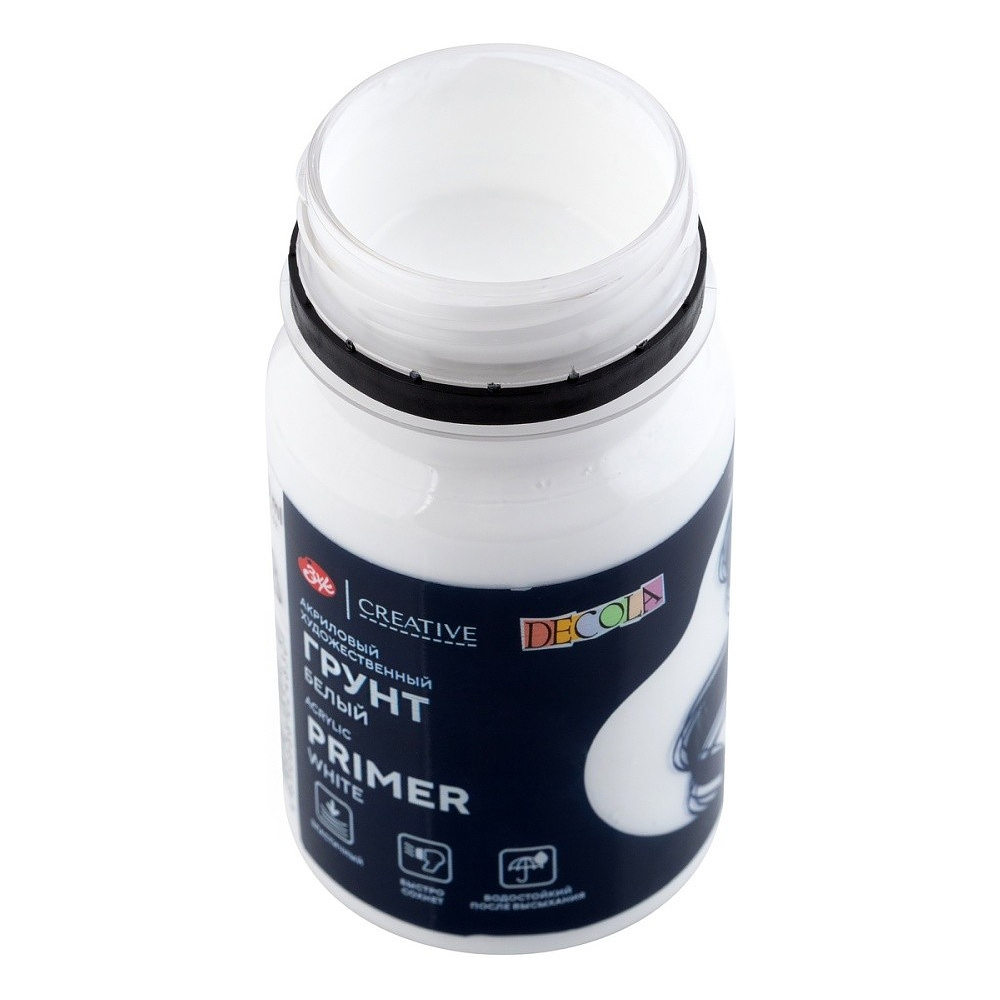 Грунт акриловый "Декола", белый, 100 мл. - 4