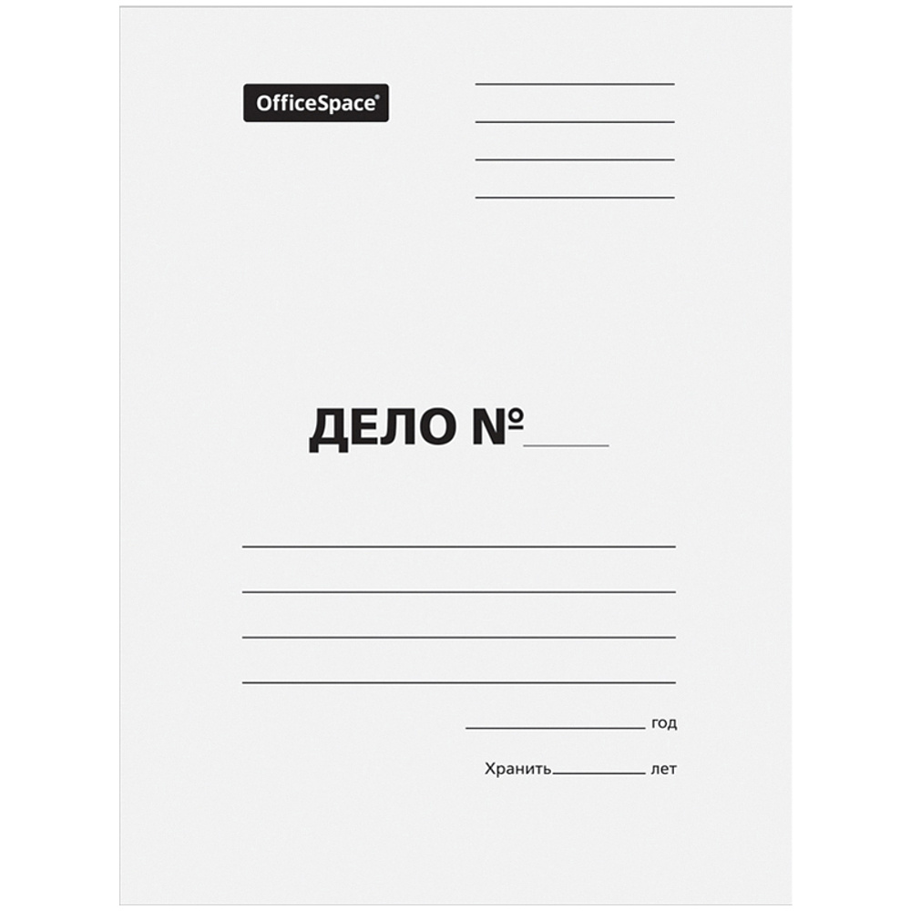 Обложка "Дело", КТ 0.44, белый