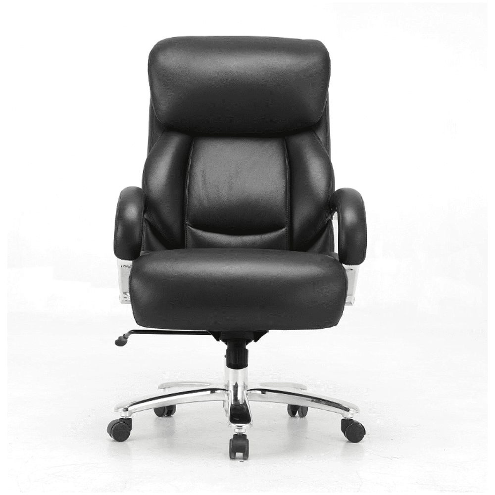 Кресло для руководителя BRABIX "Premium Blocks Pride HD-100", натуральная кожа, металл, черный - 2