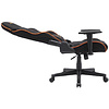 Кресло игровое EVERPROF "Panther", ткань, пластик, черный, оранжевый - 6