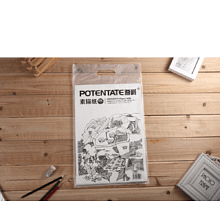 Бумага для рисования "Potentate", 180 г/м2, 39х54 см, натуральный белый