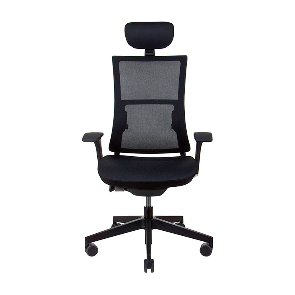 Кресло для руководителя Profim "Violle 151SFL P62PU Black", ткань, сетка, пластик, черный - 3