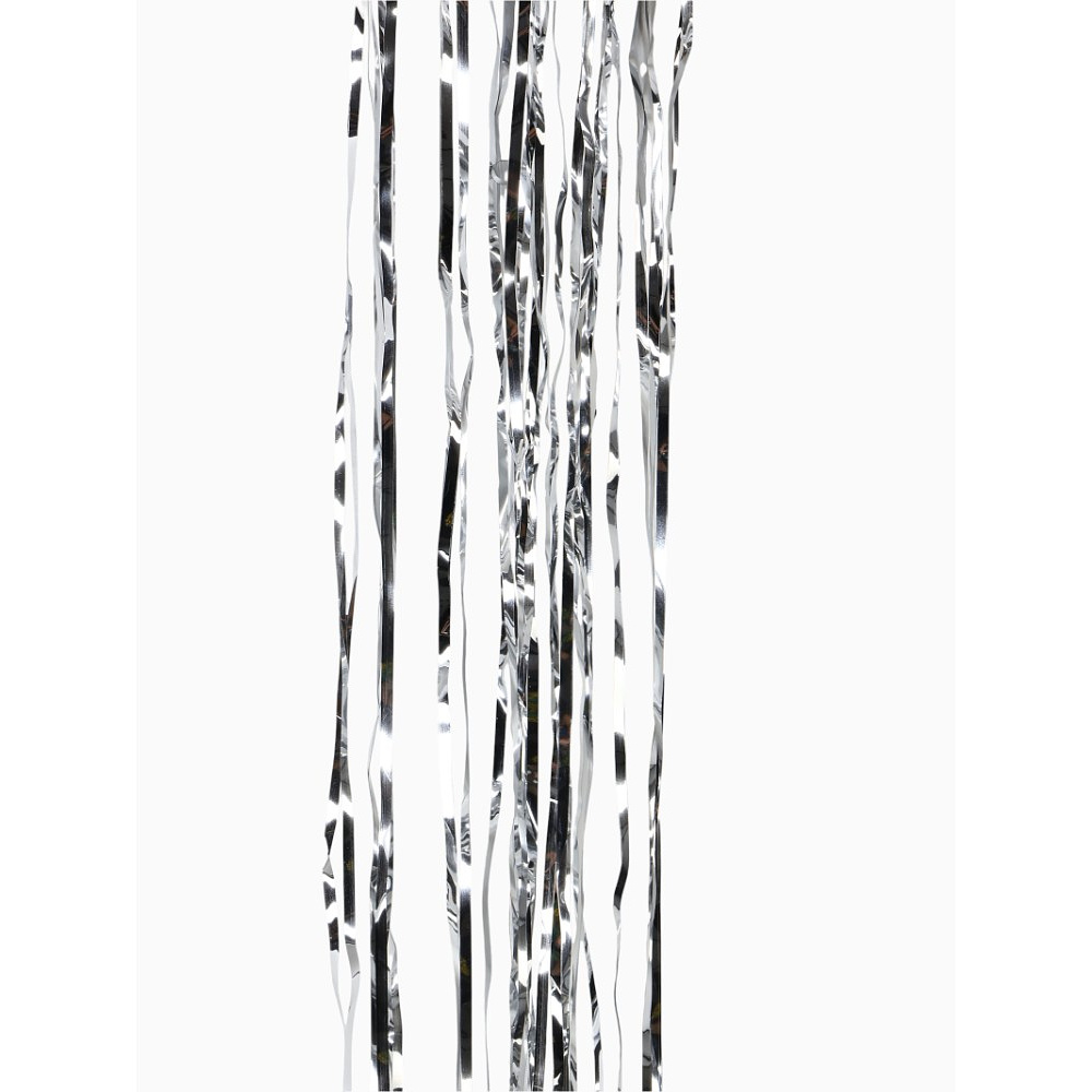 Гирлянда-дождик "Новогодний", 7,5х150 см, фольга, серебристый - 5