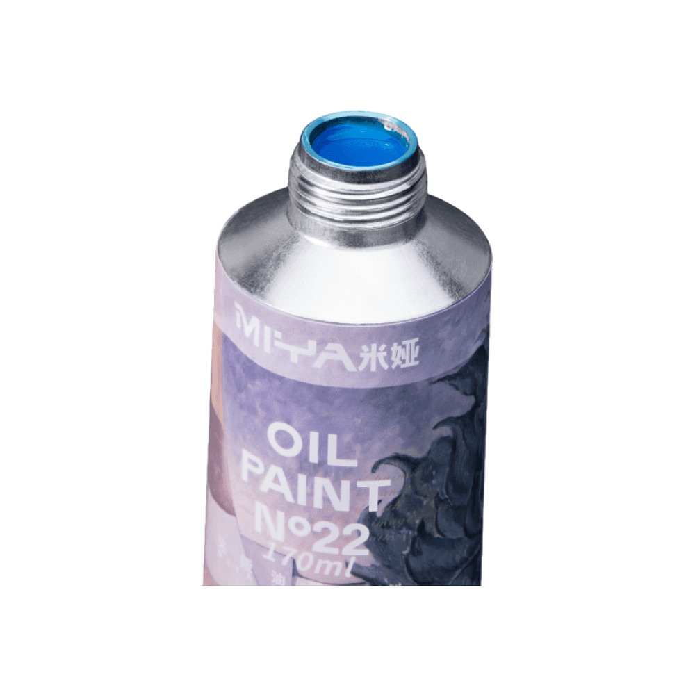 Краски масляные "HIMI.MIYA", чёрный, 170 мл., туба - 3