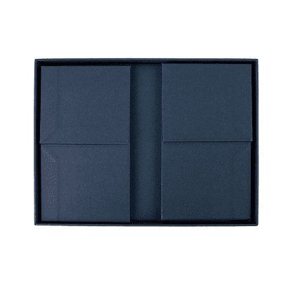 Коробка картонная, 220х160х95 мм, темно-синий - 8