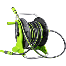 Шланг поливочный Amigo Grande 79605, на катушке, с распылителем, 1/2", 15 м